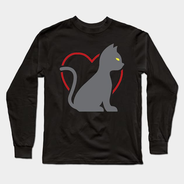 Cats - 018 Long Sleeve T-Shirt by SanTees